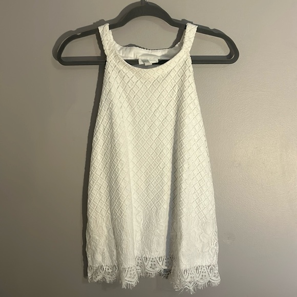Charter Club Lace Tank Top - Picture 1 of 5